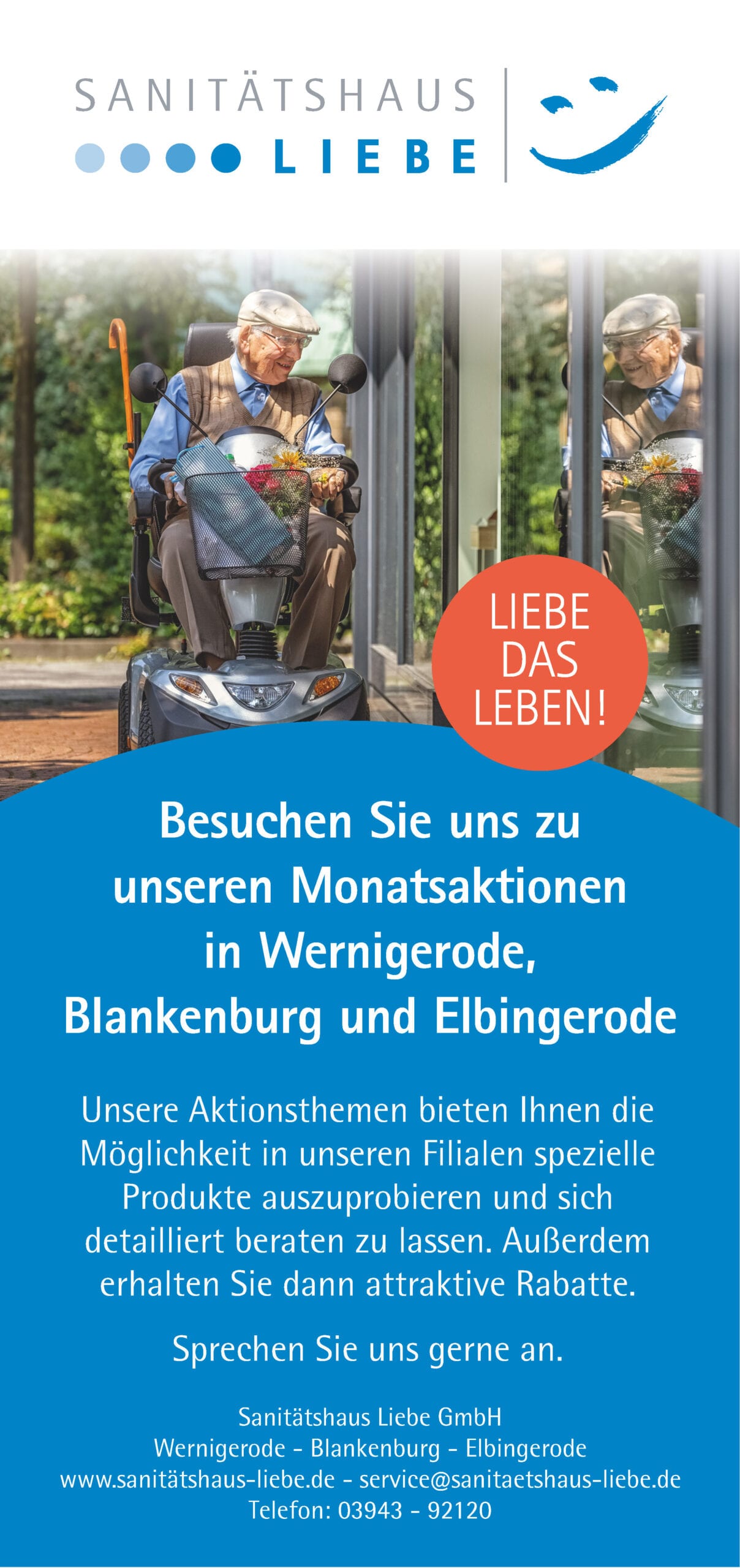 Monatsaktion im Sanitätshaus Liebe